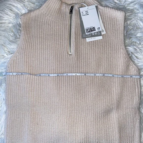 H&M 100 % wool knit sweater vest kids size 6/7 NWT - Picture 9 of 16